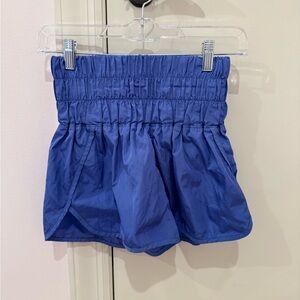Blue Athletic Shorts for Women